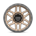 KM544 17X9 8X6.5 M-BRZ BLK LP -12MM
