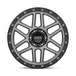 KM544 17X9 6X4.5 S-BLK GTCC 18MM CB 66.1