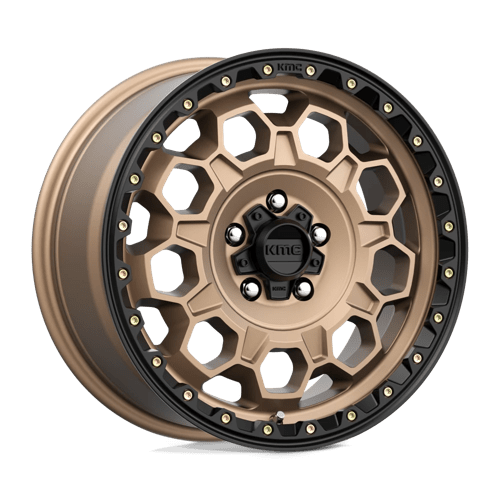KM545 17X9 6X5.5 M-BRZ BLK LP -12MM