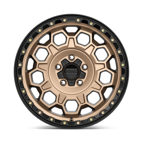 KM545 17X9 6X5.5 M-BRZ BLK LP -12MM