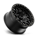 KM545 17X9 5X5.0 S-BLK 00MM