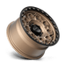KM545 17X9 6X5.5 M-BRZ BLK LP 00MM