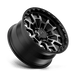 KM718 17X8.5 6X5.5 S-BLK GTCC 18MM