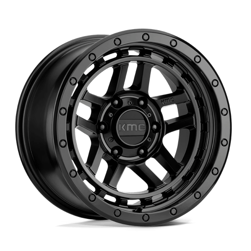KM540 17X8.5 6X4.5 S-BLK 18MM CB 66.1