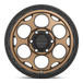 KM541 17X8.5 5X5.0 M-BRZ BLK LP 00MM