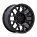 KM730 17X8.5 6X4.5 M-BLK 25MM