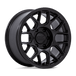 KM730 17X8.5 6X4.5 M-BLK 25MM