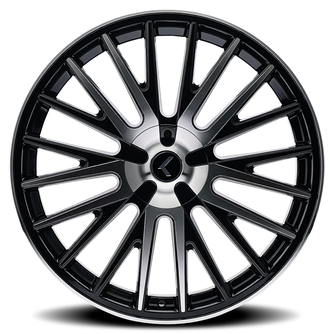 DOUBLE DOWN (KR185) GLOSS BLACK MACHINED