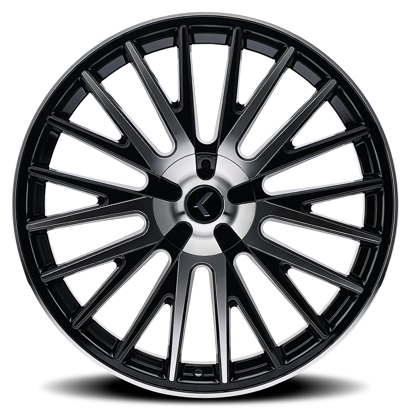 DOUBLE DOWN (KR185) GLOSS BLACK MACHINED