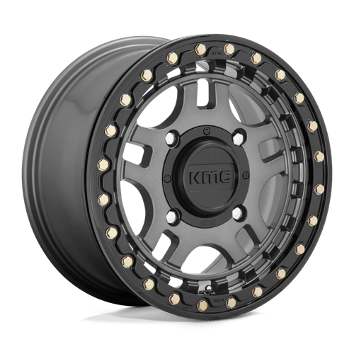 RECON UTV BL 15X7 4X137 G-MTL BLK-RG +38