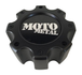 MOTO METAL CAP 8 LUG - MATTE BLACK