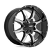 MO970 17X9 5X5.0/5.5 G-BLK MACH -12MM