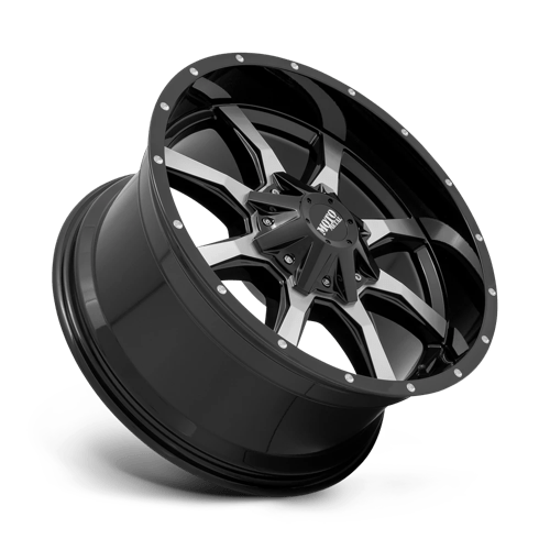 MO970 17X9 5X5.5/150 MACH G-BLK +12