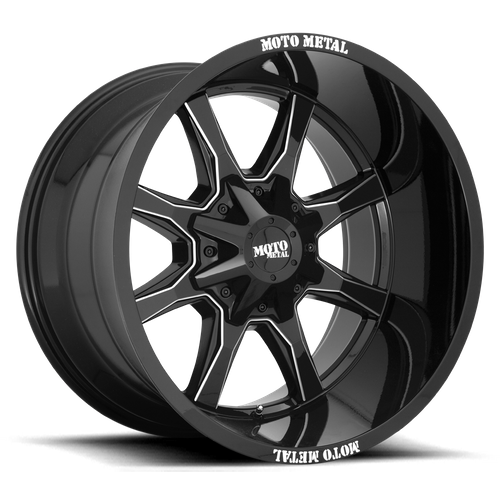 MO970 20X9 6X135/5.5 G-BLK MILL-SPK +12