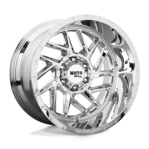 MO985 16X8 6X120 CHROME -6MM