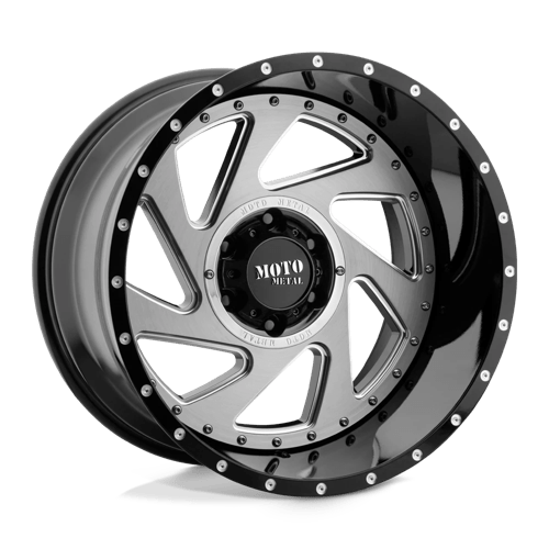 MO989 20X12 6X135 G-BLK MILL BRSH INS-44