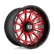 XD865 20X10 6X135 RED-MILL BLK-LP -18MM
