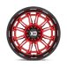 XD865 20X10 6X135 RED-MILL BLK-LP -18MM