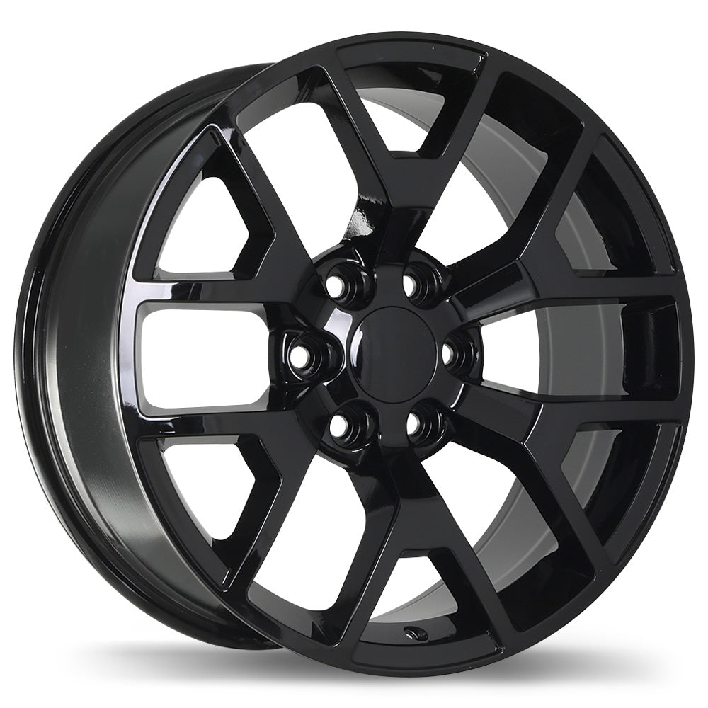 R162A 22x9.0 6x139.7mm +27 78.1mm BLK