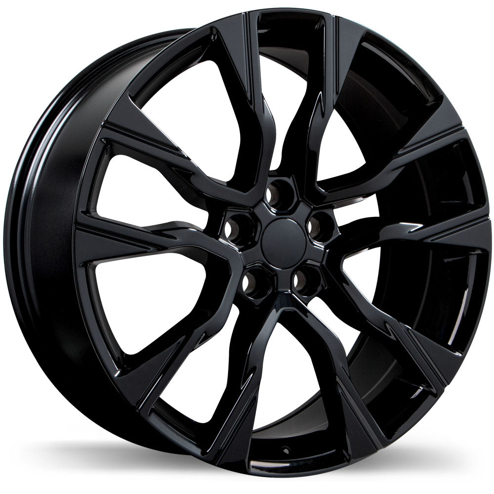 R251 21x9.0 5x108mm +45 63.4mm BLK