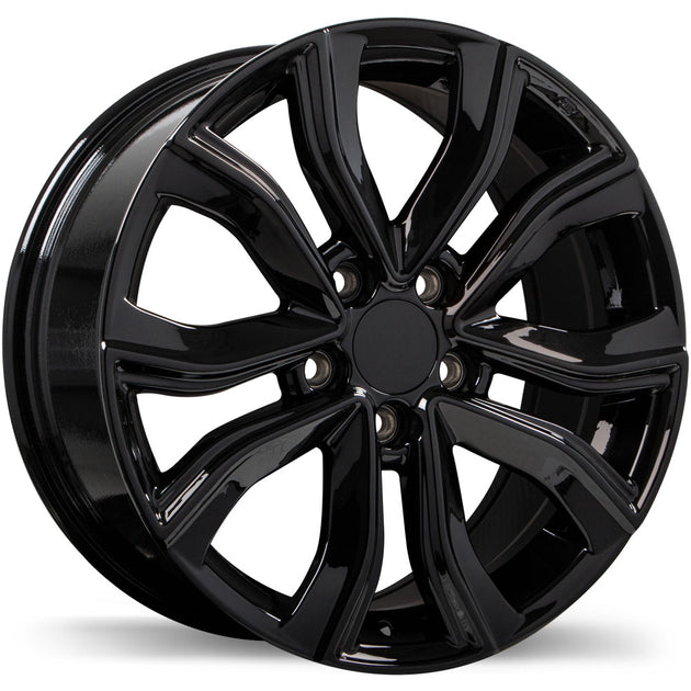 R256 17x7.5 5x114.3mm +45 64.1mm BLK