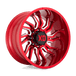 XD858 22X10 8X6.5 CANDY RED MILLED -18MM
