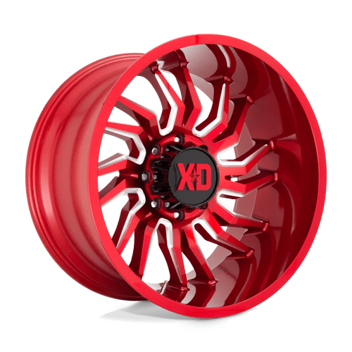 XD858 20X10 6X135 CANDY RED MILLED -18MM