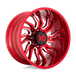 XD858 22X10 8X6.5 CANDY RED MILLED -18MM