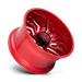 XD858 22X10 8X6.5 CANDY RED MILLED -18MM