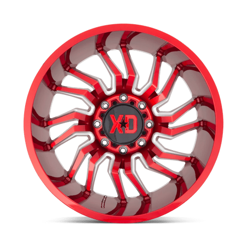 XD858 20X10 6X135 CANDY RED MILLED -18MM