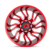 XD858 22X10 8X6.5 CANDY RED MILLED -18MM