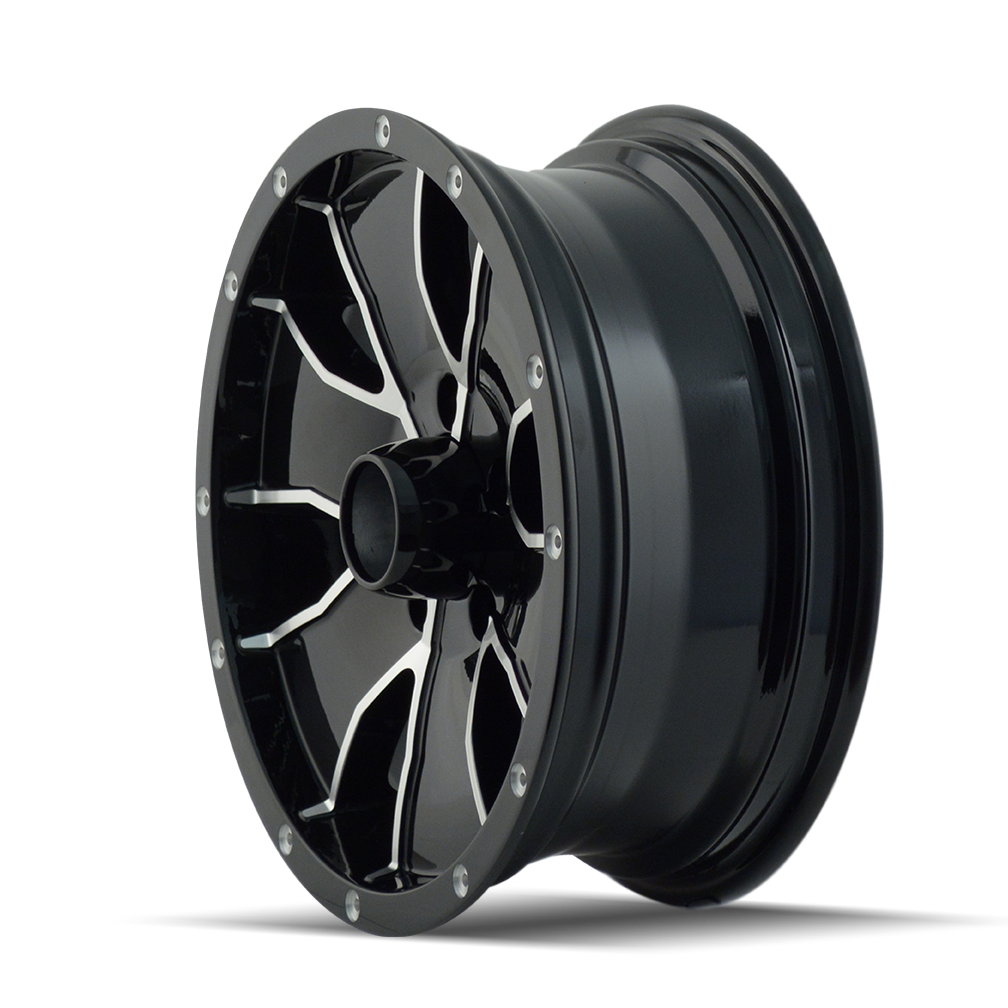 14 (14) GLOSS BLACK MACHINED 