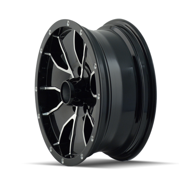 14 (14) GLOSS BLACK MACHINED 