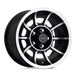 VN47 15X8.5 5X4.5 S-BLK MACH 06MM