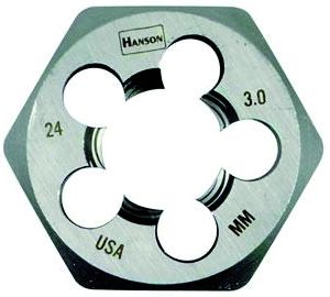 Hexagon Metric Die (HCS) 14.0 mm, 1.25 mm, 1-7/16" O.D
