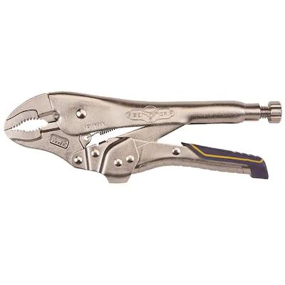 10" Curved Jaw Locking Pliers with Cutting Feature