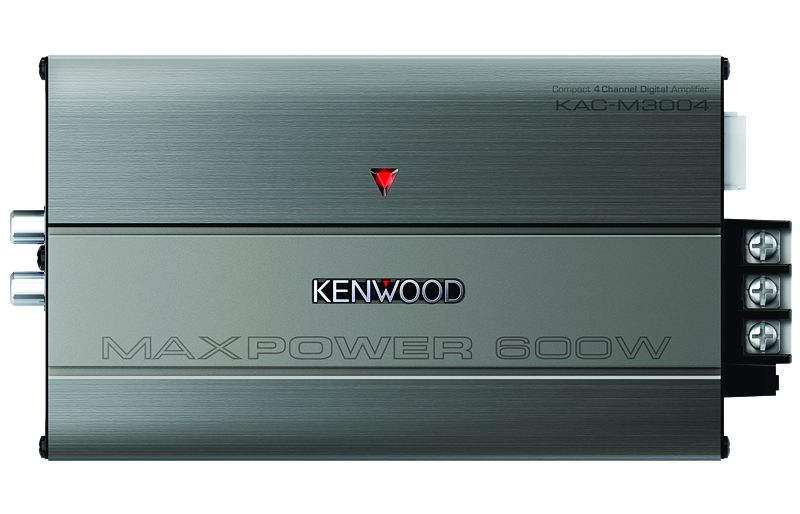 Kenwood KAC-M3004 - Compact 4 Channel Digital Amplifier 600W Max.