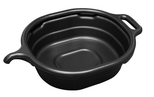 4.5 Gallon Oval Drain Pan, Black