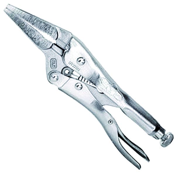 Long Nose Locking Pliers with Wire Cutter