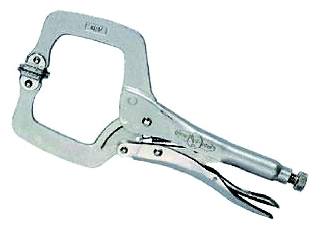 Locking C-clamp with Swivel Pad