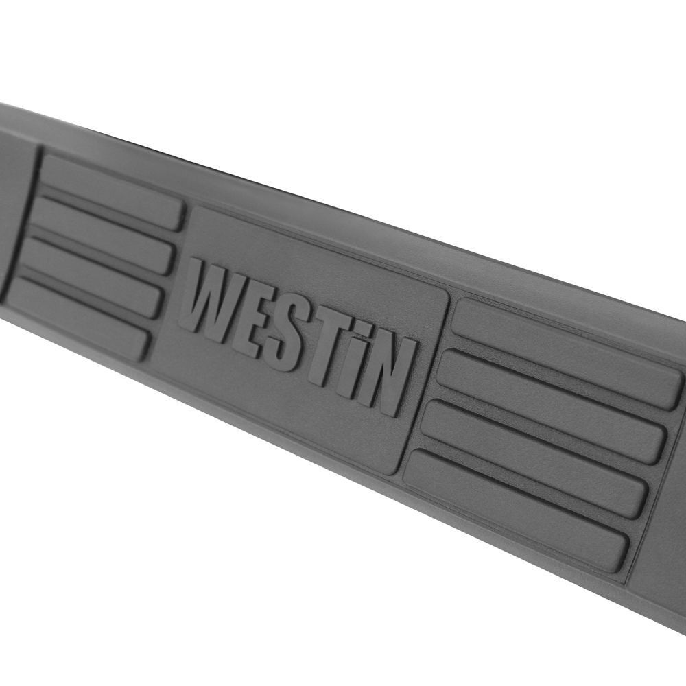 Westin 23-3820 - E-Series 3" Nerf Step Bars Stn.Steel Silv/Sierra1500 Crew Cab 14-18