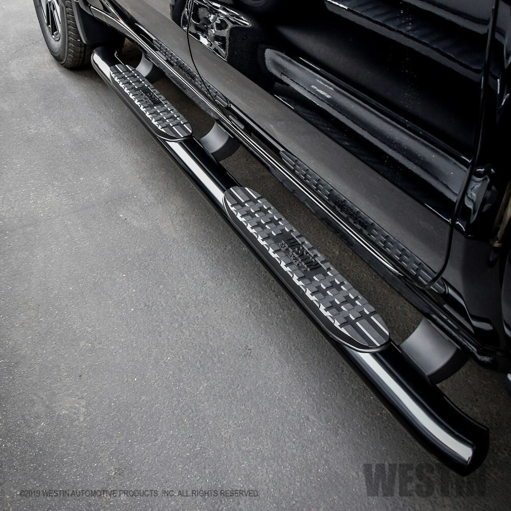 Westin 21-22775 - Pro Traxx 4" Oval Nerf Step Bars for Toyota Tacoma 05-22 Double Cab