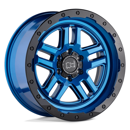 BRBTW 18X9.5 5X5.0 DRBR-BLU-BLKLP -18MM