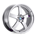 BE RAPP 17X8 5X120 +15 74 CHROME