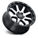 BR COYOTE 18X9 5X127 -18 71 G-BLK MCH