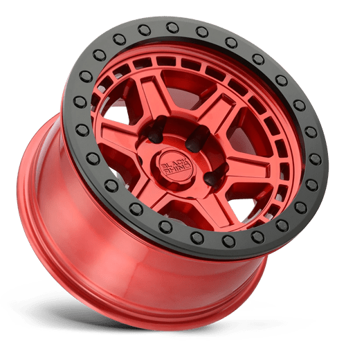 BR RENO 17X9 5X127 -18 71 CNDY RED BLK