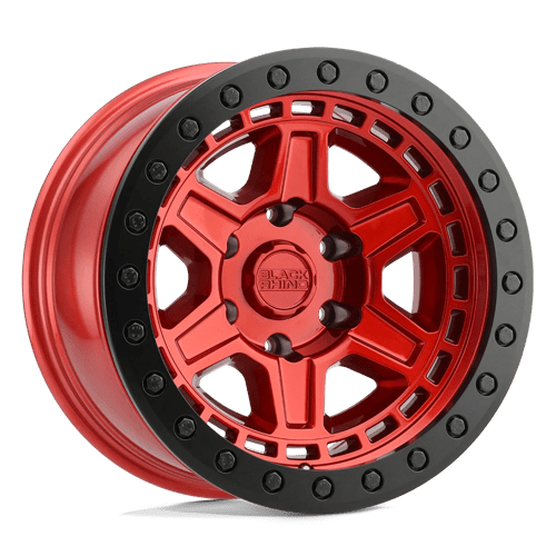 BRREN 18X9.5 5X5.0 C-RED-BLKLP 0MM