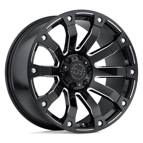 BRSLK 17X9 6X135 G-BLK-MILL 12MM