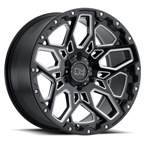 BRSHR 17X9.5 6X135 G-BLK-MILL 12MM