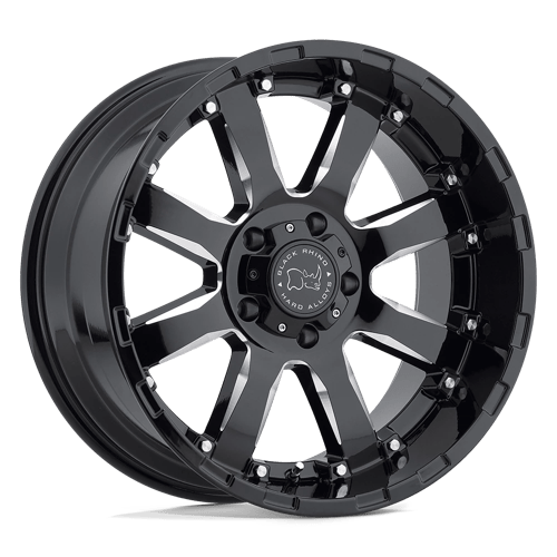 BRSRA 20X9 8X6.5 G-BLK-MILL 12MM